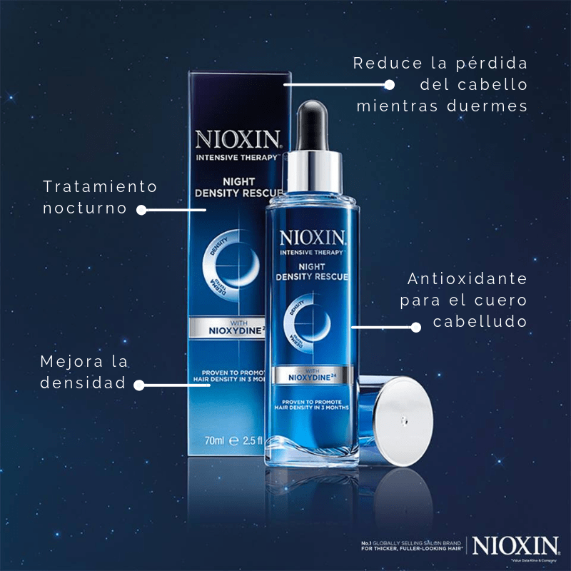 Tratamiento Nioxin Night Density Rescue (70 ML)