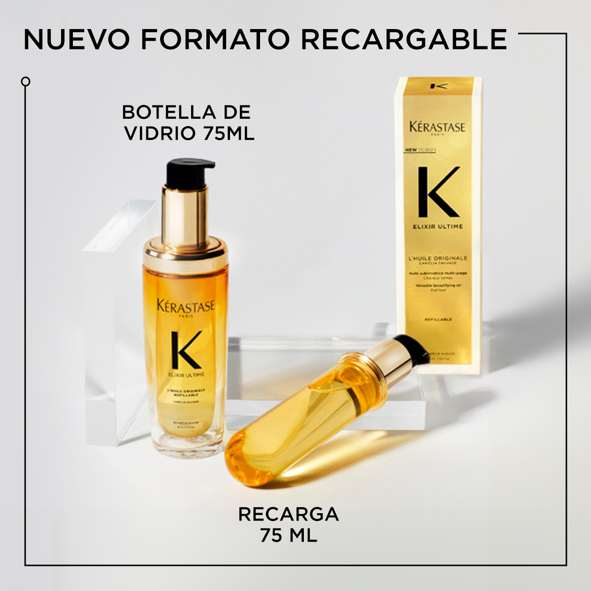 Recarga Aceite Capilar Kerastase Elixir Ultime (75 ML)
