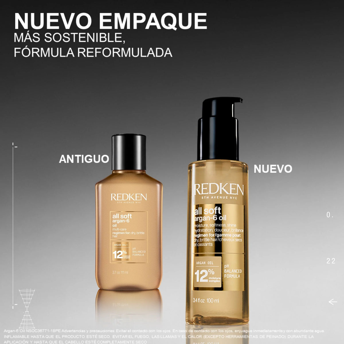 Aceite de Argan-6 Oil All Soft REDKEN (100 ML)