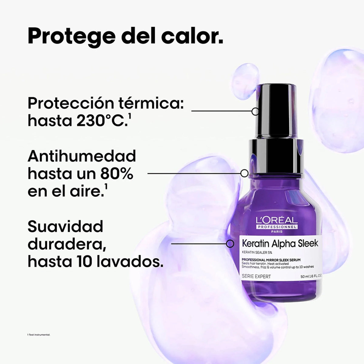 Serum Keratin Alpha Sleek LOREAL (50 ML)