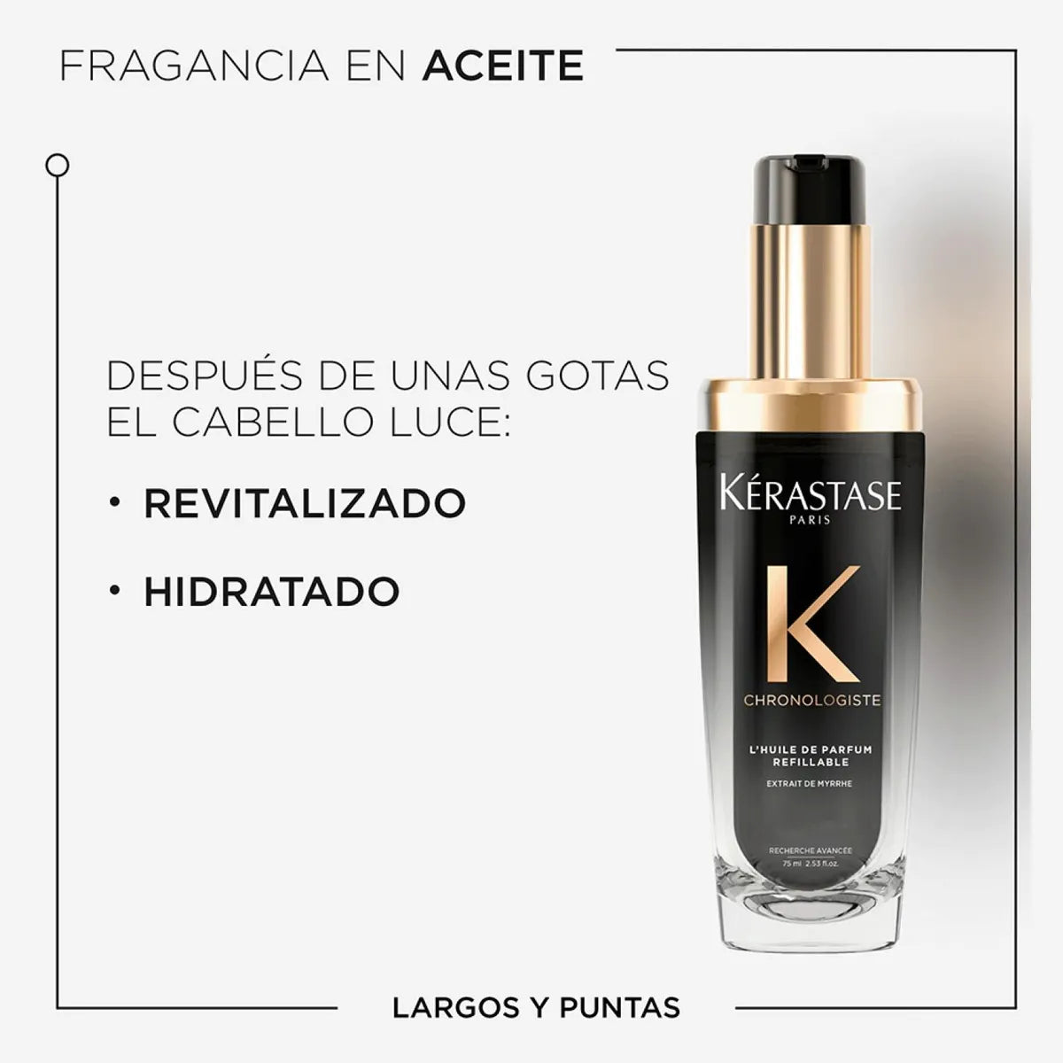 Aceite L´Huile de Parfum Chronologiste Kérastase (Recargable) (75 ML)