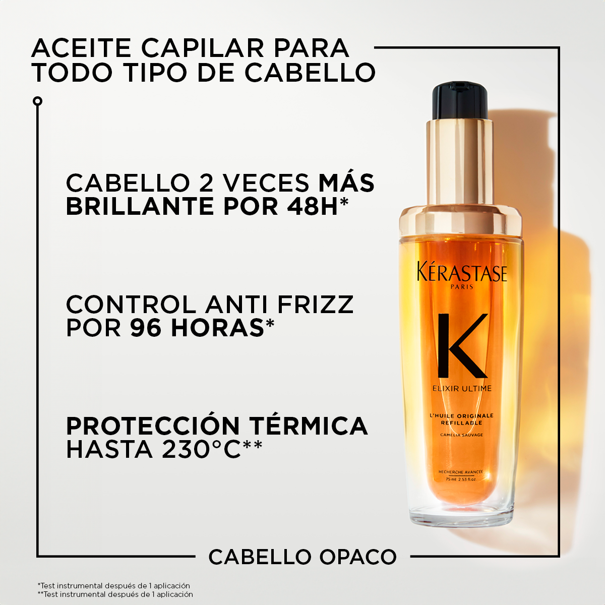 Aceite Kérastase Elixir Ultime L’Huile Originale RECARGABLE (75 ML)