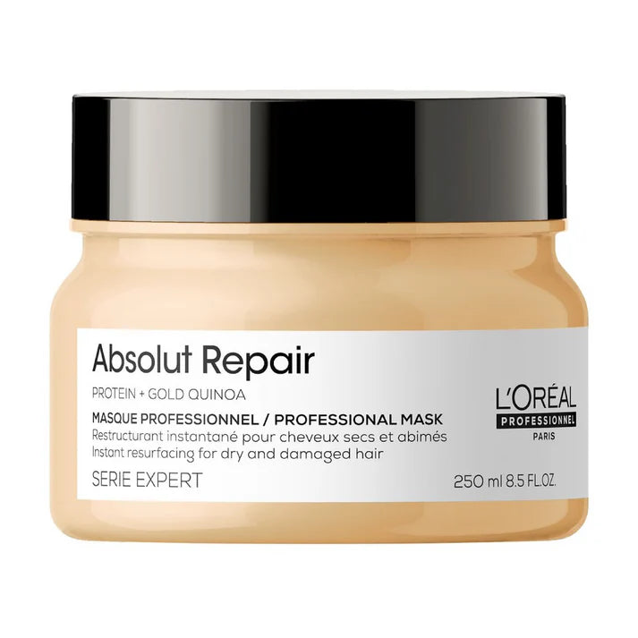 NUEVA Mascarilla L'Oréal Absolut Repair Protein + Gold Quinoa (250 ML)
