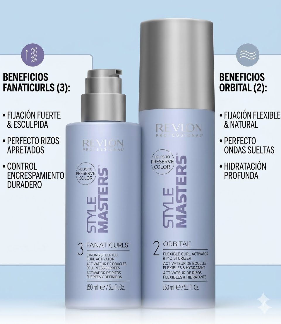 Orbital Fanaticurls Style Masters REVLON (150 ML)