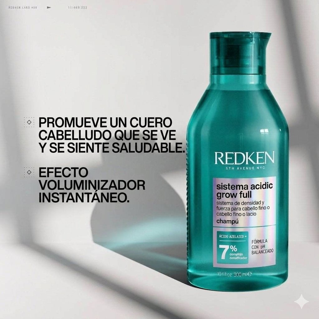 Shampoo Density & strength system Acidic Grow Full REDKEN (300 ML)