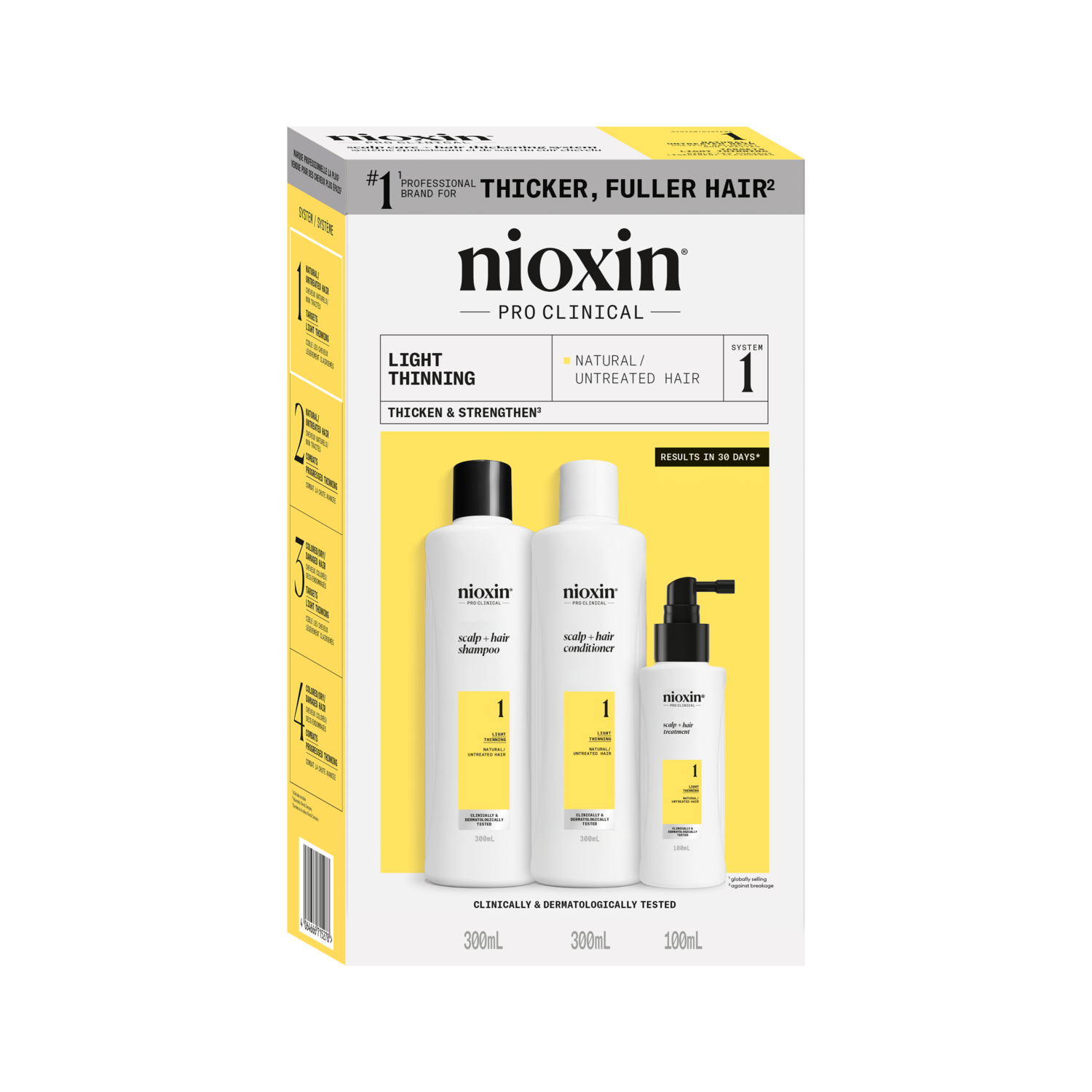 Pack SYS1 NIOXIN (para cabello natural con caida leve)