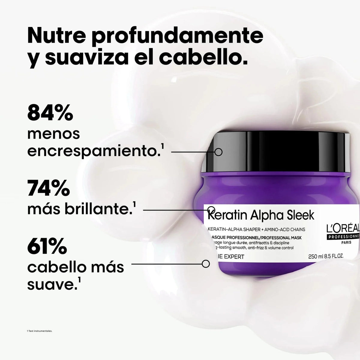 Mascarilla Keratin Alpha Sleek LOREAL (250 ML)