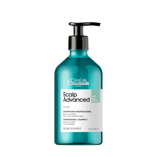 Shampoo L'Oréal Dermopurificador Anti-Grasa Scalp Advanced  (500 ML)